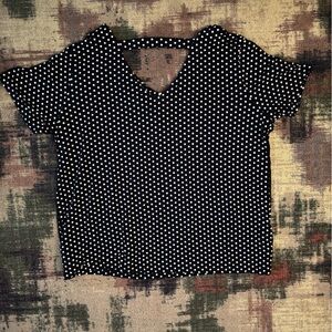 🔮 5/$25 Polka Dot Women's Top with back cut out
